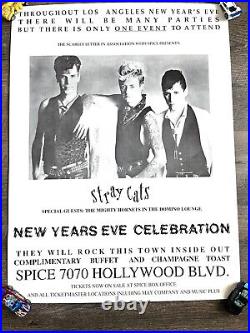 Stray Cats Hollywood Blvd Concert Poster