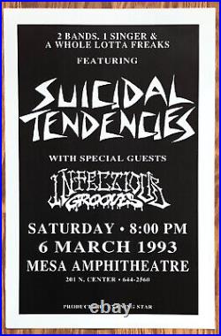 Suicidal Tendencies Concert Poster 1993