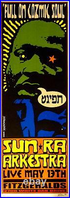 Sun Ra Arkestra Concert Poster 2000 Jermaine Rogers Houston