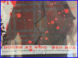 Super RareThe Cramps2004 Gypsy LoungeConcert PosterSigned Todd Slater 20/100