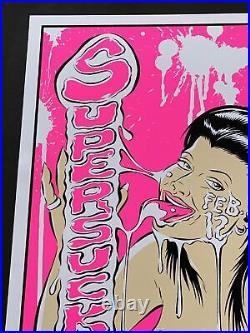 Supersuckers Harlow's Sacramento Original Concert Poster Stainboy Signed