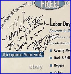 Survivor Concert Poster Daytona Beach Autographed/Signed Jimi Jamison +4