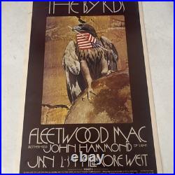 THE BYRDS FLEETWOOD MAC Fillmore Concert Poster BILL GRAHAM 1970 READ