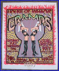 The Cramps Chicago 1996 Original Concert Poster Kuhn Silkscreen