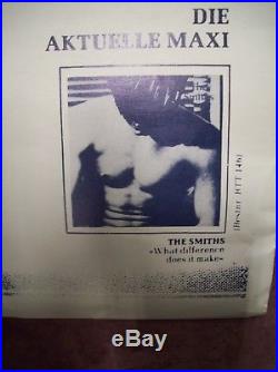 THE SMITHS ROUGH TRADE PRESENTS CONCERT POSTER 24 x 34 1984 GERMANY INDIE ETC