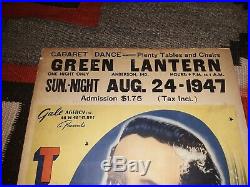 TINY BRADSHAW Original Concert Poster 22 x 14 1947 The Train Kept A-Rollin