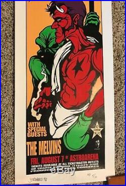 TOOL 1998 Jermaine Rogers signed & numbered Concert Poster RARE 1ST ED Pearl Jam