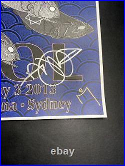 TOOL Band Signed Concert Poster 2013 Sydney, Australia Night 1 ADAM JONES
