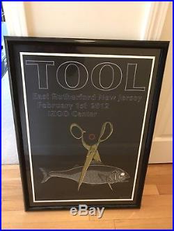 TOOL East Rutherford New Jersey York 2/1/12 IZOD Center CONCERT gig POSTER rare