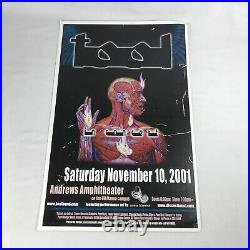 TOOL Lateralus November 10, 2001 Hawaii Concert Tour Poster