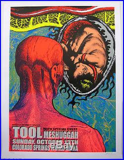 TOOL Poster w MESHUGGAH Limited Edition Original 2002 Concert signed & numbered