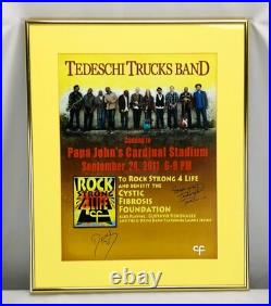 Tedeschi Trucks Band Signed Autographed Concert Tour Poster Louisville Ky 2011