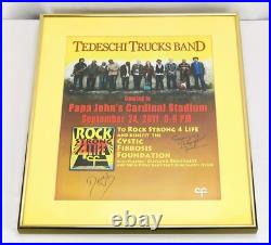 Tedeschi Trucks Band Signed Autographed Concert Tour Poster Louisville Ky 2011