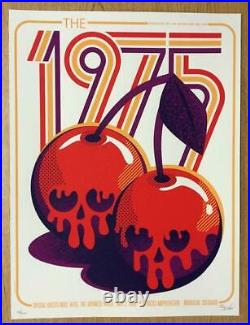 The 1975 Red Rocks 2016 Concert Poster Stiles Silkscreen Original Denver