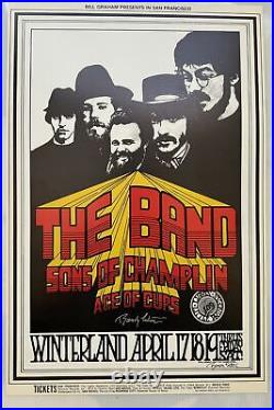 The Band Concert Poster BG-169 Fillmore West 1969