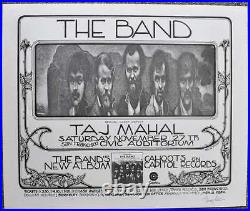 The Band Concert Poster San Francisco 1971 Randy Tuten Signed The Band Concert Poster San Francisco 1971 Randy Tuten Signed