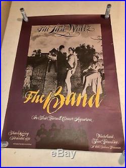 The Band The Last Waltz Winterland 1976 Bill Graham Presents Concert Poster