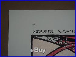 The Black Keys Malleus signed numbered concert poster screen print Copenhagen