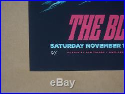 The Black Keys Seattle Ken Taylor concert poster print 2014 Turn Blue tour