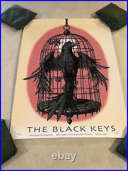 The Black Keys Tour Concert Poster 07/12/2011 London, Ontario John Labatt Centre