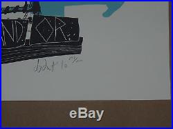 The Black Keys Tyler Stout signed numbered concert poster Portland 2010 Oregon