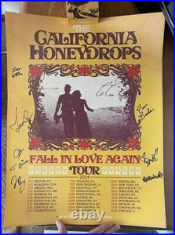 The California Honeydrops 2024 Signed Tour Poster with VIP Pass