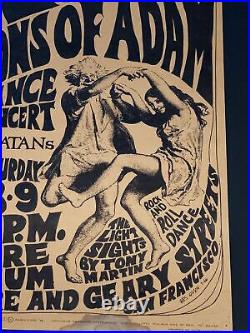 The Charlatans FD 4 -2 Fillmore 1966 Concert Poster