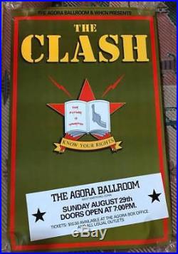 The Clash Original Concert Poster Punk Sex Pistols