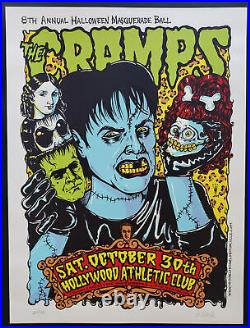 The Cramps Concert Poster 2004 Michael Motorcycle S/N