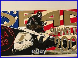 The Dead Summer Tour 2003 Original Concert Poster signed /900