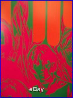 The Doors 1967 Original Concert Poster At Saladin Head Shop, Offset Lithograph
