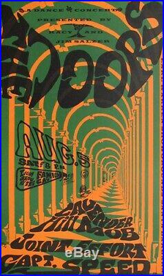 The Doors At Earl Warren'A Dance Concert' by Jim Salzer 1967 Concert Poster