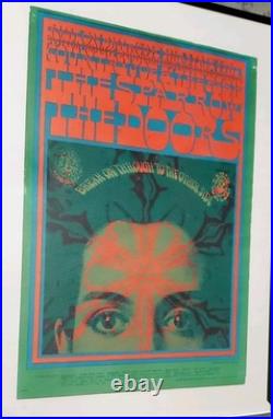The Doors Avalon Ballroom Concert Poster 50-1 1967 Victor Moscoso Family D