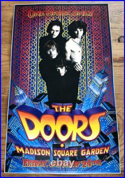 The Doors Concert Poster SIGNED Madison Square Garden 1997