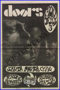 The Doors Santa Monica Original Concert Ad Poster 1967 Newspaper