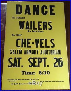 The Fabulous Wailers ORIGINAL 1964 Boxing Style Concert Poster