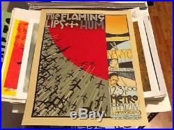 The Flaming Lips Hum silkscreen concert poster Jay Ryan 2000