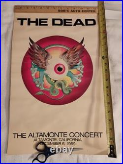 The Greatful Dead 1969 concert poster