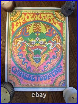 The Growlers 2015 Fall Tour Chinese Fountain Concert Poster