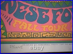 The Growlers 2015 Fall Tour Chinese Fountain Concert Poster