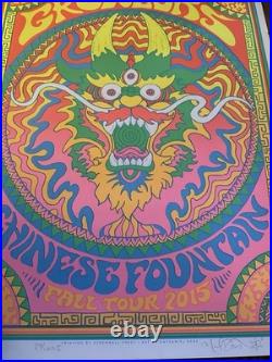 The Growlers 2015 Fall Tour Chinese Fountain Concert Poster