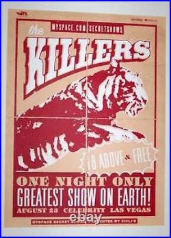 The Killers Las Vegas 2006 Original Concert Poster Silkscreen