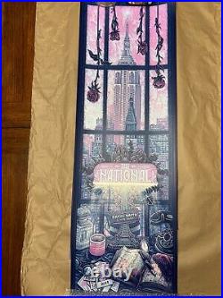 The National Concert Poster Patti Smith NYC 2023 Cherry Tree Pink Color Variant