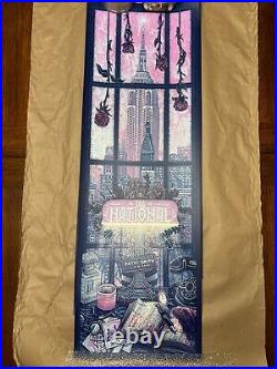 The National Concert Poster Patti Smith NYC 2023 Cherry Tree Pink Color Variant