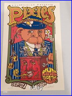 The Pixies 2004 Artist Signed Limited Edition 142/378 Gig Concert Poster Rimac