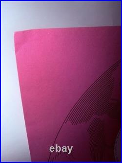 The Pretenders Bow Wow Wow 2/1982 Concert Poster Original Serigraph Only Example