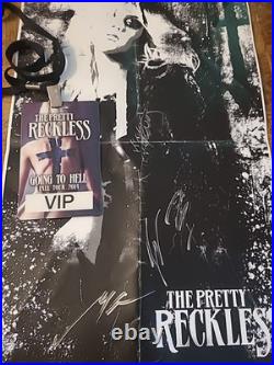 The Pretty Reckless Signed Concert Poster And Vip Pass The Pretty Reckless Signed Concert Poster And Vip Pass