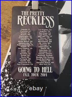 The Pretty Reckless Signed Concert Poster And Vip Pass The Pretty Reckless Signed Concert Poster And Vip Pass