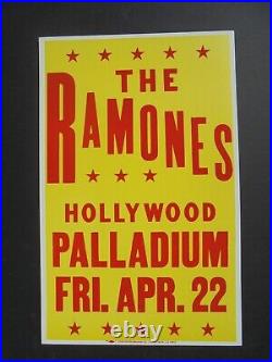 The Ramones Hollywood Palladium Original Vintage Concert Promotion Poster The Ramones Hollywood Palladium Original Vintage Concert Promotion Poster