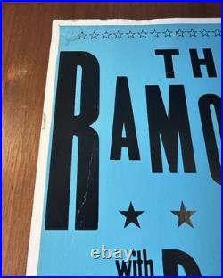 The Ramones ORIGINAL Concert Poster 1984, Eugene, Oregon punk